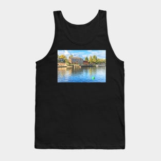 The Thames At Wallingford Impressionist Style Tank Top